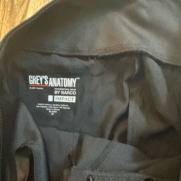 NWT Grey's Anatomy IMPACT by Barco 2 way stretch scrub pants Gardenia California - Picture 8 of 10